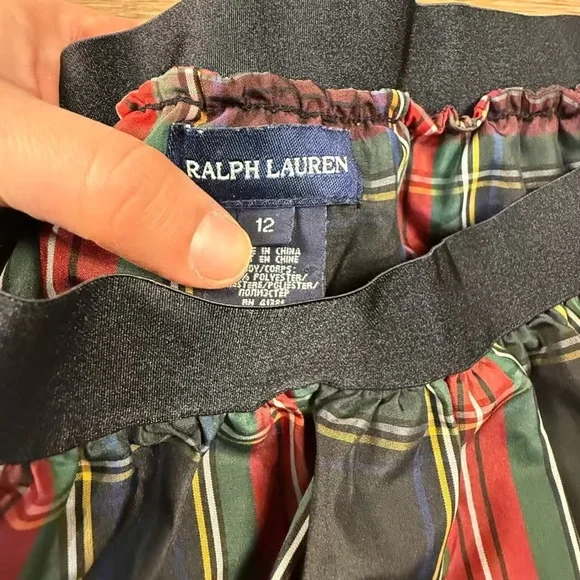 Plaid Ruffle Skirt - Red and Black - Picture 5 of 6